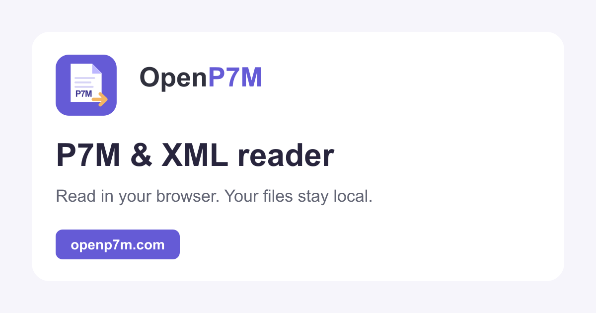 OpenP7M screenshot 1